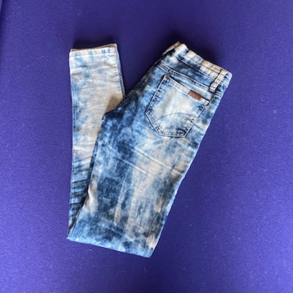 Joe’s Jeans Stretch Tie Dye Print Stretch Jeans Womens Size 0-2 - Picture 4 of 5